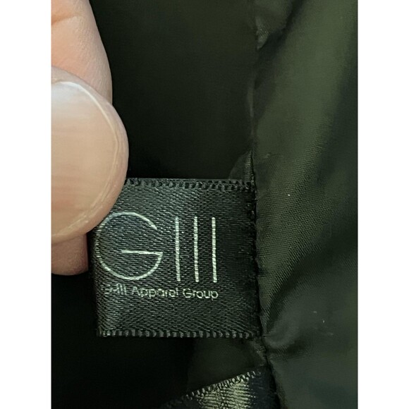 G III Apparel Group Jacket Mens XL Black Quilted Full Zip Puffer Hooded Coat - Picture 8 of 11